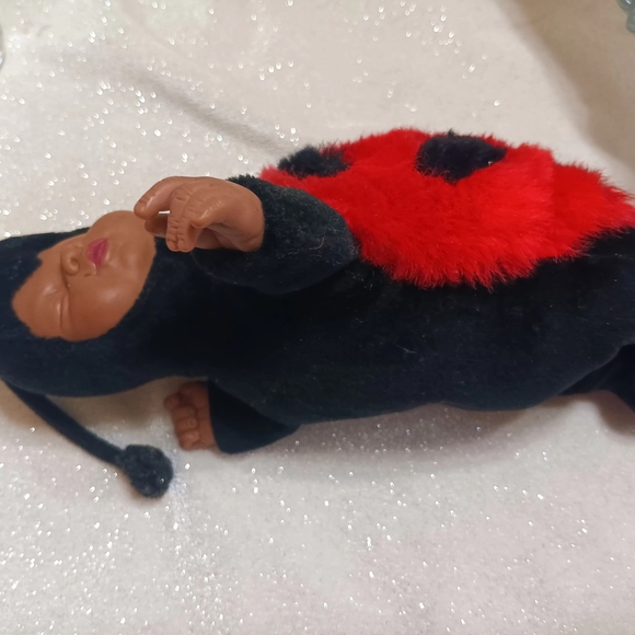 Adorable Ladybug Baby Doll in Red and Black - Picture 6 of 6